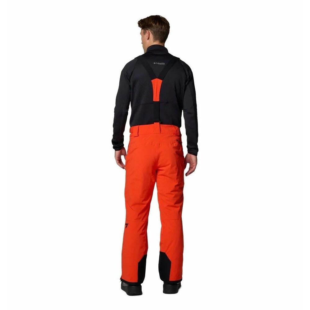 Columbia Ski Pants Mens 6X Cirque Bowl Omni-Tech Omni-Heat Titanium Orange Black - Picture 2 of 6